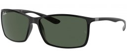 Sunglasses - Ray-Ban® - Ray-Ban® RB4179 LITEFORCE - 601/71 BLACK // GREEN