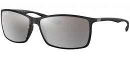 Gafas de Sol - Ray-Ban® - Ray-Ban® RB4179 LITEFORCE - 601S82  MATTE BLACK  //GREY MIRROR SILVER POLARIZED