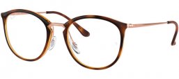 Lunettes de vue - Ray-Ban® - RX7140 - 5687 STRIPPED HAVANA