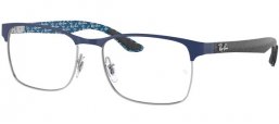 Monturas - Ray-Ban® - RX8416 - 3016 SILVER ON TOP MATTE BLUE