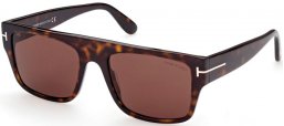 Gafas de Sol - Tom Ford - DUNNING-02 FT0907  - 52E  DARK HAVANA // BROWN