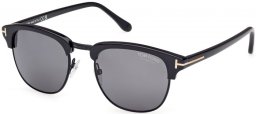 Gafas de Sol - Tom Ford - HENRY FT0248 - 01D  SHINY BLACK // GREY POLARIZED