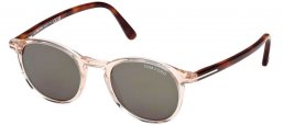 Gafas de Sol - Tom Ford - ANDREA-02 FT0539 - 45N  SHINY LIGHT BROWN // GREEN