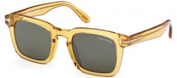 Gafas de Sol - Tom Ford - DAX FT0751 - 39N  SHINY YELLOW // GREEN