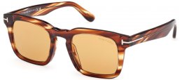 Gafas de Sol - Tom Ford - DAX FT0751 - 53E  STRIPED BROWN // BROWN