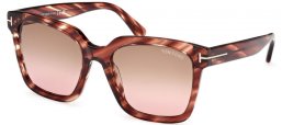 Gafas de Sol - Tom Ford - SELBY FT0952  - 54F  STRIPED BROWN // BROWN GRADIENT