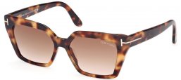 Gafas de Sol - Tom Ford - WINONA FT1030 - 53F  HAVANA // BROWN GRADIENT