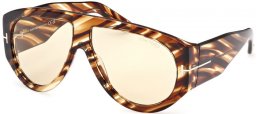 Gafas de Sol - Tom Ford - BRONSON FT1044 - 56E  HAVANA // LIGHT BROWN