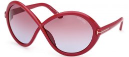 Gafas de Sol - Tom Ford - JADA FT1070 - 75Y  SHINY FUCHSIA // VIOLET GRADIENT