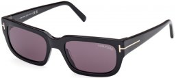 Gafas de Sol - Tom Ford - EZRA FT1075 - 01A  SHINY BLACK // GREY