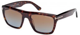 Gafas de Sol - Tom Ford - ALBERTO FT1077 - 52F  DARK HAVANA // BROWN GRADIENT