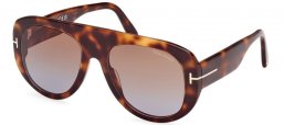 Gafas de Sol - Tom Ford - CECIL FT1078 - 53E  LIGHT HAVANA // BROWN