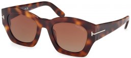 Gafas de Sol - Tom Ford - GUILLIANA FT1083 - 53F  HAVANA // BROWN GRADIENT