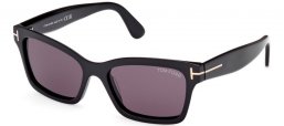 Gafas de Sol - Tom Ford - MIKEL FT1085 - 01A  SHINY BLACK // GREY