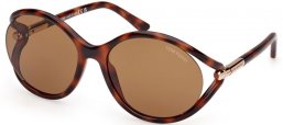 Gafas de Sol - Tom Ford - MELODY FT1090 - 53E  HAVANA // BROWN