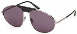 Gafas de Sol - Tom Ford - KEN FT1095 - 14A  SHI NY LIGHT RUTHENIUM // GREY