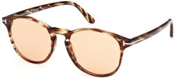 Gafas de Sol - Tom Ford - LEWIS FT1097 - 55E  STRIPED BROWN // BROWN PHOTOCHROMATIC