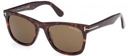 Gafas de Sol - Tom Ford - KEVYN FT1099 - 52J  DARK HAVANA // ROVIEX