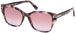 Gafas de Sol - Tom Ford - ELSA FT1108 - 55Z  HAVANA MULTICOLOR // VIOLET GRADIENT