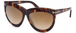 Gafas de Sol - Tom Ford - DORIS FT1112 - 53G  DARK HAVANA // BROWN GRADIENT