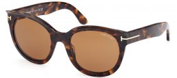 Gafas de Sol - Tom Ford - TAMARA-02 FT1114 - 52E  DARK HAVANA // BROWN