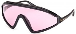 Gafas de Sol - Tom Ford - LORNA FT1121 - 01Y  SHINY BLACK // VIOLET