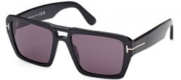 Gafas de Sol - Tom Ford - REDFORD FT1153 - 01A  SHINY BLACK // GREY