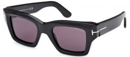 Sunglasses - Tom Ford - ILIAS FT1154 - 01A  SHINY BLACK // GREY