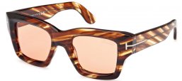 Gafas de Sol - Tom Ford - ILIAS FT1154 - 55E  STRIPED BROWN // LIGHT BROWN PHOTOCHROMATIC