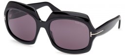 Gafas de Sol - Tom Ford - REN FT1155 - 01A  SHINY BLACK // GREY