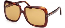 Gafas de Sol - Tom Ford - LORELAI FT1156 - 52E  HAVANA // LIGHT BROWN