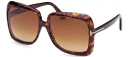 Gafas de Sol - Tom Ford - LORELAI FT1156 - 52F  DARK HAVANA // BROWN GRADIENT