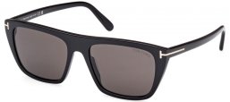 Gafas de Sol - Tom Ford - ASLAN FT1175 - 01A  SHINY BLACK // GREY