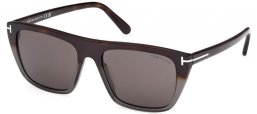 Gafas de Sol - Tom Ford - ASLAN FT1175 - 55A  HAVANA GREY // GREY