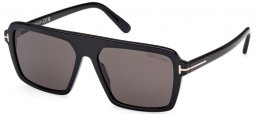 Gafas de Sol - Tom Ford - VINCENT FT1176 - 01A  SHINY BLACK // GREY