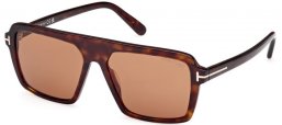 Sunglasses - Tom Ford - VINCENT FT1176 - 52E  DARK HAVANA // BROWN