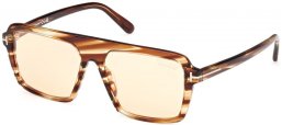 Gafas de Sol - Tom Ford - VINCENT FT1176 - 53E  STRIPED BROWN // BROWN PHOTOCHROMATIC