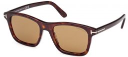 Gafas de Sol - Tom Ford - BARRON FT1179 - 52E  DARK HAVANA // BROWN