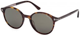 Gafas de Sol - Tom Ford - ARAKI FT1184 - 52N  DARK HAVANA // GREEN