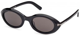 Gafas de Sol - Tom Ford - CARMEN FT1186 - 01A   SHINY BLACK // GREY