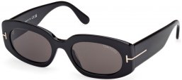 Gafas de Sol - Tom Ford - CIELLE FT1187 - 01A  SHINY BLACK // GREY