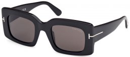 Gafas de Sol - Tom Ford - BRIGITTA FT1188 - 01A  SHINY BLACK // GREY