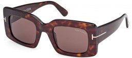 Gafas de Sol - Tom Ford - BRIGITTA FT1188 - 52E  DARK HAVANA // BROWN