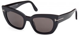 Gafas de Sol - Tom Ford - ATHENA FT1190 - 01A  SHINY BLACK // GREY