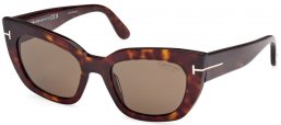 Gafas de Sol - Tom Ford - ATHENA FT1190 - 52H  DARK HAVANA // BROWN POLARIZED