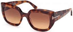 Gafas de Sol - Tom Ford - SALTZMAN FT1192 - 53F  DARK HAVANA // BROWN GRADIENT