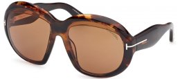 Gafas de Sol - Tom Ford - ANGELLICA FT1193 - 52E  DARK HAVANA // BROWN