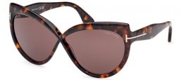 Gafas de Sol - Tom Ford - BEATRICE FT1196 - 52E  DARK HAVANA // DARK BROWN