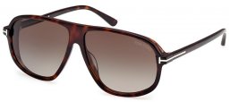 Gafas de Sol - Tom Ford - GUILLAUME FT1208 - 52K  DARK HAVANA // ROVIEX GRADIENT