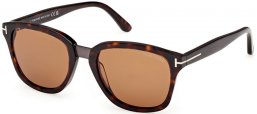 Gafas de Sol - Tom Ford - GRAYDON FT1213 - 52E  DARK HAVANA // BROWN